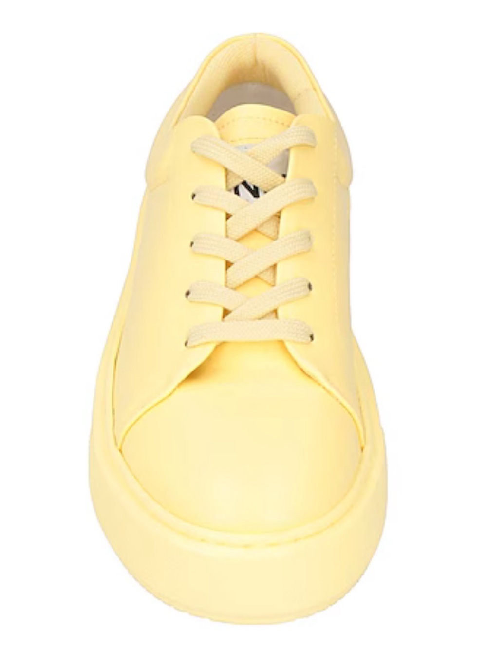 GANNI Butter Yellow Lace-Up Casual Sneakers [Size 38]